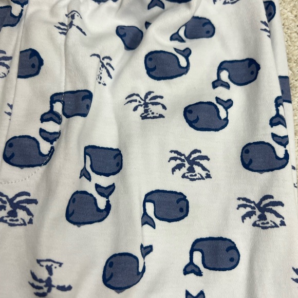 Roller Rabbit Whale Moby Pajama bottoms Size 6 white and blue - Picture 3 of 5